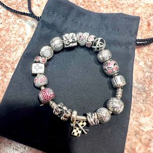 Pandora Sterling Silver Clasp Bracelet